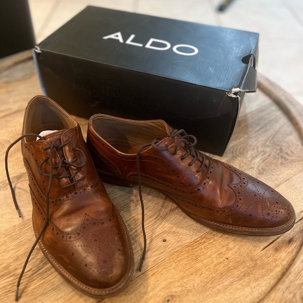 Brown Leathers Oxfords